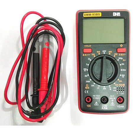 含稅 附發票 鹿洋五金 DHA 數字三用電表 DMM-93BS DMM93BS