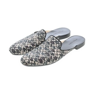 Bottega Veneta 寶緹嘉 涼鞋 黑色 女士 滿版 23.5cm 卡其色 日本直送 二手