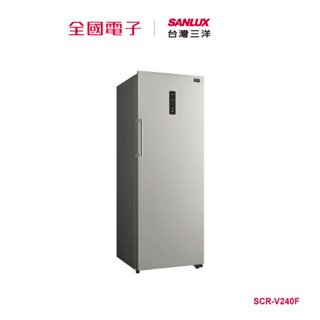 臺灣三洋240l變頻無霜直立式冷凍櫃 scr-v240f 【全國電子】