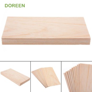 DOREEN航空模型層板模型製作雕刻板木片輕木片玩具建築材料DIY木模型木板DIY木屋板長方形木