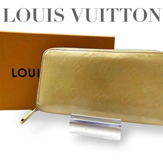 LOUIS VUITTON 路易威登 錢包 長夾 Vernis 黃色 日本直送 二手