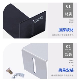 臺灣熱銷 臺式電腦主機架 懸掛式 辦公桌 下機箱 託吊架 固定支架子 壁掛托架 配件