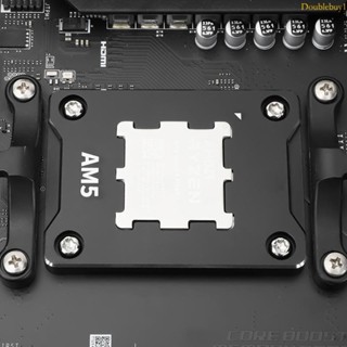 DOU CPU 彎曲校正架電腦 CPU 固定背板適用於 AMD-ASF AM5 CNC 鋁合金紅黑支架
