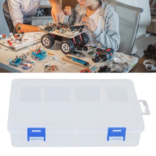 透明零件盒PP塑膠分離的儲物盒，用於電子組件縫製用品