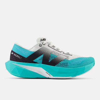 New Balance 慢跑鞋 女 Fuelcell Rebel V4 寬楦 藍 WFCXCJ4