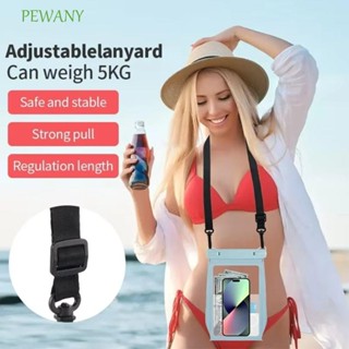 PEWANY防水手機袋,防刮輕的腰部防水袋,運動配件加厚透明的防鎖死煞車系統游泳收納袋戶外運動