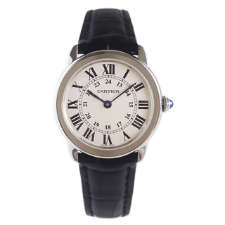 Cartier 卡地亞女表倫敦SOLO295mm石英機芯手錶女士W6700155