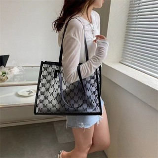 大容量透明包包女 新款潮百搭洋氣時尚斜揹包托特包果凍包