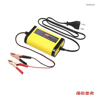 Winn 汽車摩托車充電器 12V 2A 全自動 3 級鉛酸 AGM GEL 智慧液晶顯示屏