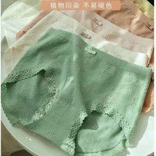 【Miko日記】新款蠶絲蛋白抗菌女士內褲 舒適裸感透氣親膚三角褲