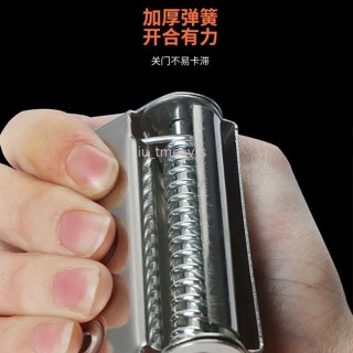 臺灣出貨 不鏽鋼304蝴蝶合頁紗門自動關門彈簧萬能平面沙門木門摺疊回彈器 上新