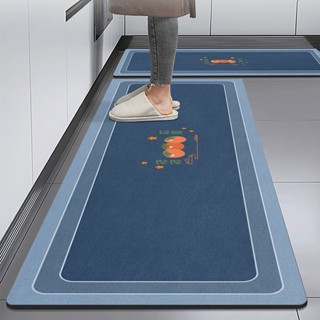 Kitchen carpet 矽藻泥軟地墊廚房免洗可擦吸水吸油腳墊家用墊子防水防油防滑地毯 現貨 熱賣Ready St