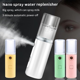 F8ph 迷你便攜式 USB 可充電手持式面部加濕器面部 er 護膚機霧化器保濕日常美容化妝 f8ph