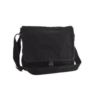 正品日本發貨 PRADA 復古 尼龍皮革 單肩包 斜揹包 黑色 7040M