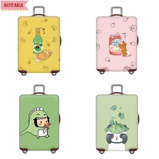 KOTAKA拉桿箱旅行箱保護套,防塵彈力的行李箱保護套,耐磨18-24寸卡通旅行行李箱套箱包