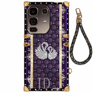 Infinix Note 50 Pro 時尚經典紫色系列手繩防摔手機殼 YJD 手機殼
