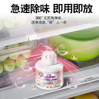 Refrigerator deodorizer殺菌消毒清潔盒家用活性炭清新防串味/dhjsa