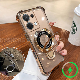 Redmi note 13 Pro note 14s 4G 5G手機殼新款磁性充電支架四角防摔透明軟殼001手機殼