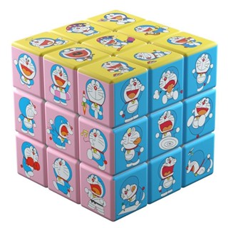 Rubik's Cube多啦a夢三階魔方創意百變兒童幼兒園智力開發玩具6到12歲禮物現貨25.6.11