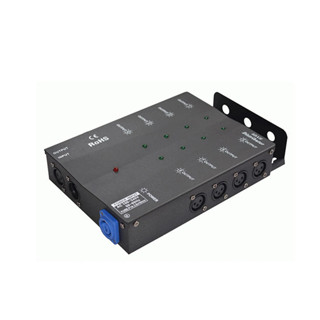 8路吊掛式DMX放大器DMX512/1990訊號分配器輸入與輸出訊號完全隔離舞臺燈光訊號放大器
