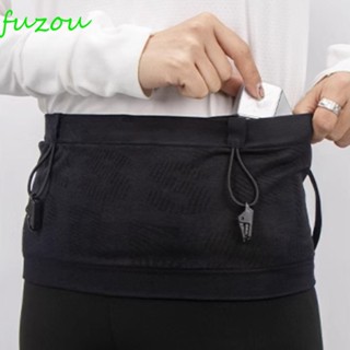 FUZOU馬拉松跑步包,跑步帶薄的馬拉松隱形腰包,時尚多功能苗條的大容量運動手機包運動服