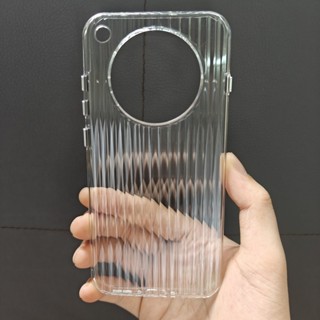 oppofindx8s手機殼瓦楞透明大孔時尚簡約獨立按鍵新款輕薄pc硬殼