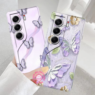 Tecno Camon 40 Camon 40 Pro 4g 柔性外殼蝴蝶圖案外殼 Procamera