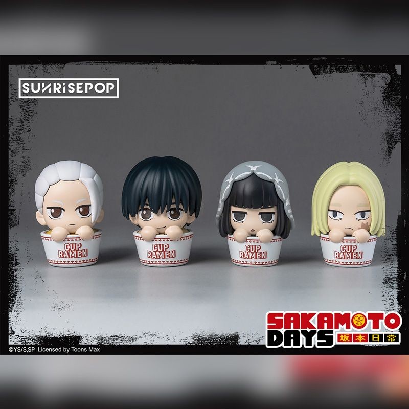 SUNRISEPOP坂本日常朝倉信 南雲 大佛動漫小鵰像公仔手辦盲盒週邊 免運 小胡桃小店