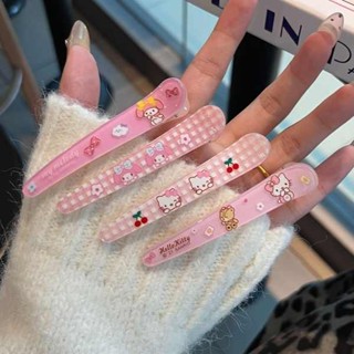 三麗鷗髮夾 短髮髮飾 可愛格子三麗鷗鴨嘴夾甜美ins少女心劉海夾卡通百搭簡約網紅發卡