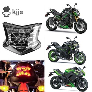 摩托車 LED 尾燈後剎車剎車燈轉向訊號燈閃光燈適用於 Z900 Z650 650