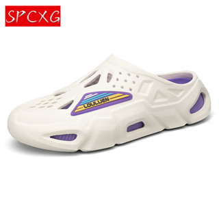 SPCXG 男士夏季舒適透氣涼鞋輕便防滑沙灘鞋 38-45 碼***-