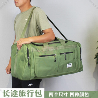 旅行袋 行李袋 大容量 萬用裝備袋 牛津佈防水 手提行李包 多口袋 收納衣服 單肩大挎包 出差 超大行李包389990
