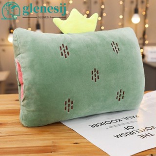 GLENESIJ辦公室午睡枕,超柔軟保暖暖手毛絨抱枕,手持動物卡通枕頭毛絨玩具