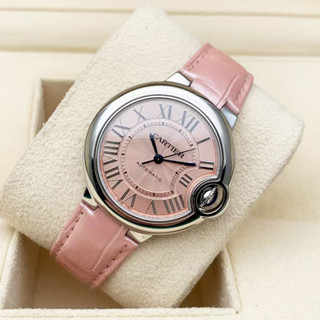 Cartier 卡地亞藍氣球粉色女表自動機械女士手錶WSBB0031腕錶