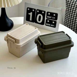 💯蝦皮精選直供#桌上迷你收納盒戶外露營工業風桌麵雜物箱野營燒烤調味瓶罐儲物箱