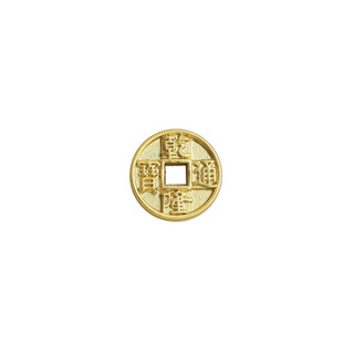 宏雲Hongyun-xs--沙金包金保色五帝錢幣隔片轉運銅錢串珠編繩資料diy手鏈飾品配件