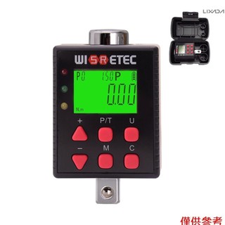 數字扭矩計數字背光顯示扳手扭矩測試儀兩種工作模式可調節五個單元可切換蜂鳴器和 LED 指示燈 L