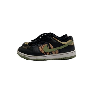 NIKE 耐吉 耐克 低剪裁運動鞋 Dunk Low 塞 _ 鄧克 羅 SE 24.5cm 黑色 日本直送 二手