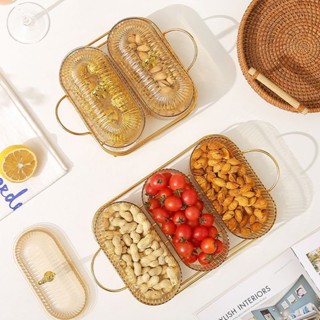 ✨新品 臺灣熱銷 免運✨水果盤客廳家用亞克力茶點茶几零食乾果堅糖果小吃碟點心收納盒子