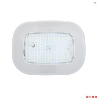 新款通用汽車車內閱讀燈圓頂USB充電車頂吸頂磁鐵燈觸摸式小夜燈後備箱