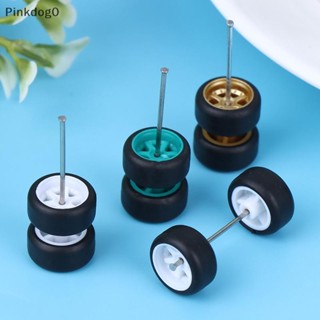 PI 1/64 Hotwheels 車輪帶橡膠輪胎基本模型模型汽車改裝零件賽車玩具 og