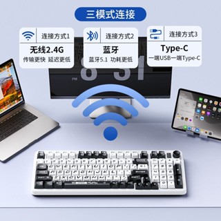⚡臺灣現貨⚡Acer/宏碁無線藍牙鍵盤鼠標套裝三模有線機械手感電腦辦公遊戲用