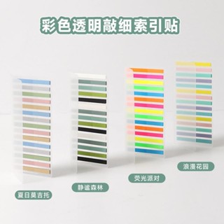 敲極細索引貼小窄條便利貼n次貼閱讀便籤學生讀書筆記標籤貼紙新款25.6.5
