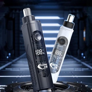 F8ph LED 便攜式顯示屏家用鼻毛去除器電動鼻毛修剪器 USB 充電安全面部毛髮清潔護理 f8ph