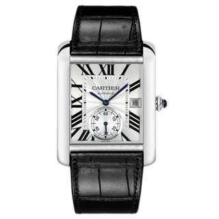 Cartier 卡地亞坦克大號背透自動機械手錶男士W5330003