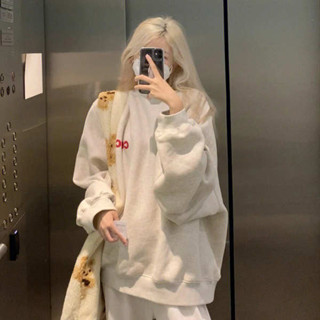 衝鋒戰士 衝鋒外套男 衝鋒衣 特大尺碼300斤美式oversize落肩大學T女秋季韓版薄款寬鬆外套cec上衣