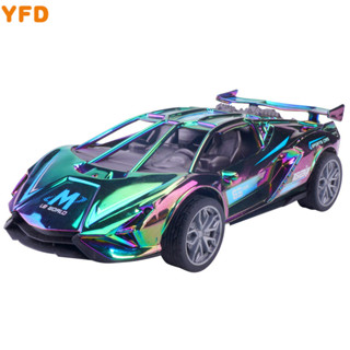 YFD 新款兒童聲光慣性跑車音效炫酷賽車男孩模擬模型汽車玩具