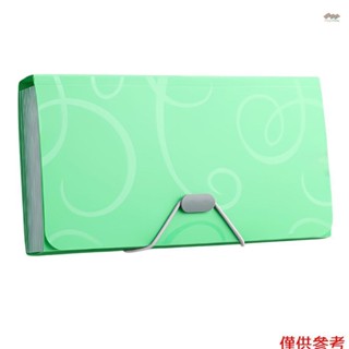 全新 b6 accordian 檔案夾票據管理器 13 個口袋擴充套件檔案盒帶防水封面 accordion 檔案管理器隨附貼