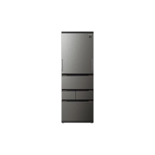 SHARP457L變頻左右開五門電冰箱-尊爵灰 SJ-PW46KT-H 【全國電子】