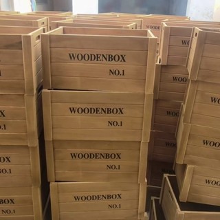 slk嚴選丨{五金}-五金必備實木 木框 長方形 新款復古 收納箱 定製木條 箱子 超市陳列 道具 結婚 裝飾熱銷